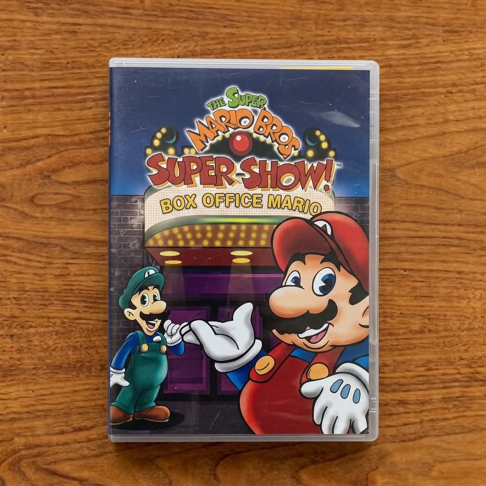 The Super Mario Bros Super Show Box Office Mario New Kids DVD